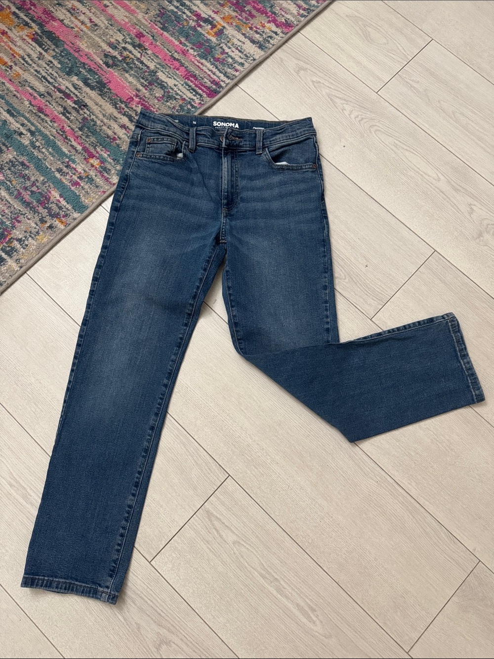 Boys Slim 16 with FLEXWEAR Waist / Sonoma Dark Blue Straight Leg Jeans / EUC!